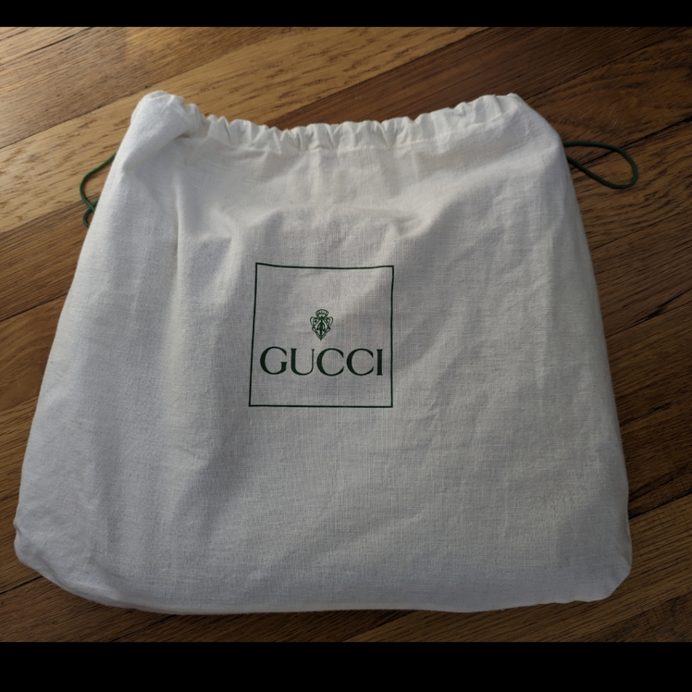 ❌ SOLD ❌ Dark red vintage Gucci 1973 shoulder bag - with dust bag - Picture 3 of 17